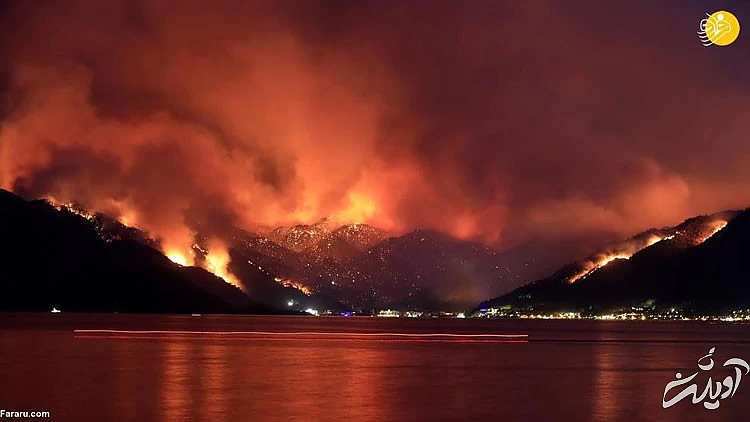 آتش‌سوزی مهیب در ترکیه؛ اعزام هواپیما و بالگرد آب‌پاش از ایران